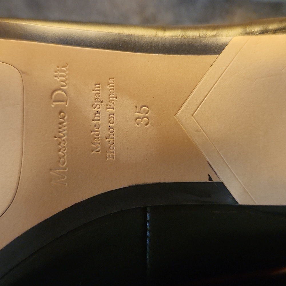 Massimo Dutto kitten heels, Black leatherSize 35 - Picture 9 of 12